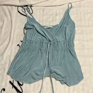 Abercrombie and Fitch S women's blue tank top.